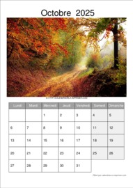 Calendrier Mensuel téléchargé le 10/10/2025 à 08:33:06